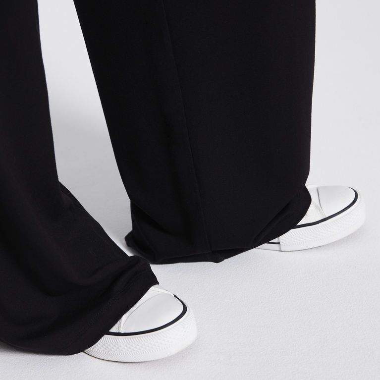 Foldable wide pants "Eleni" Black